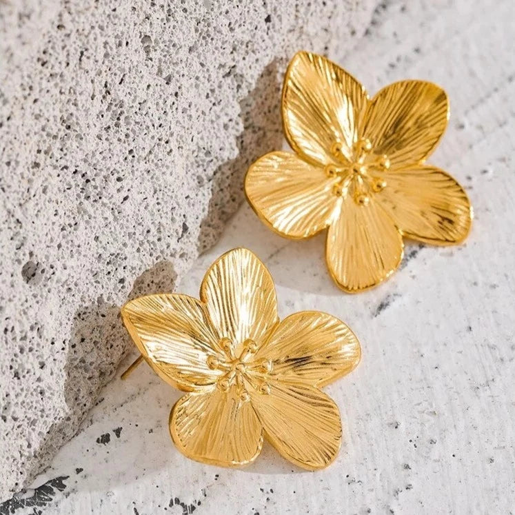 Orecchini Fiore di Lino