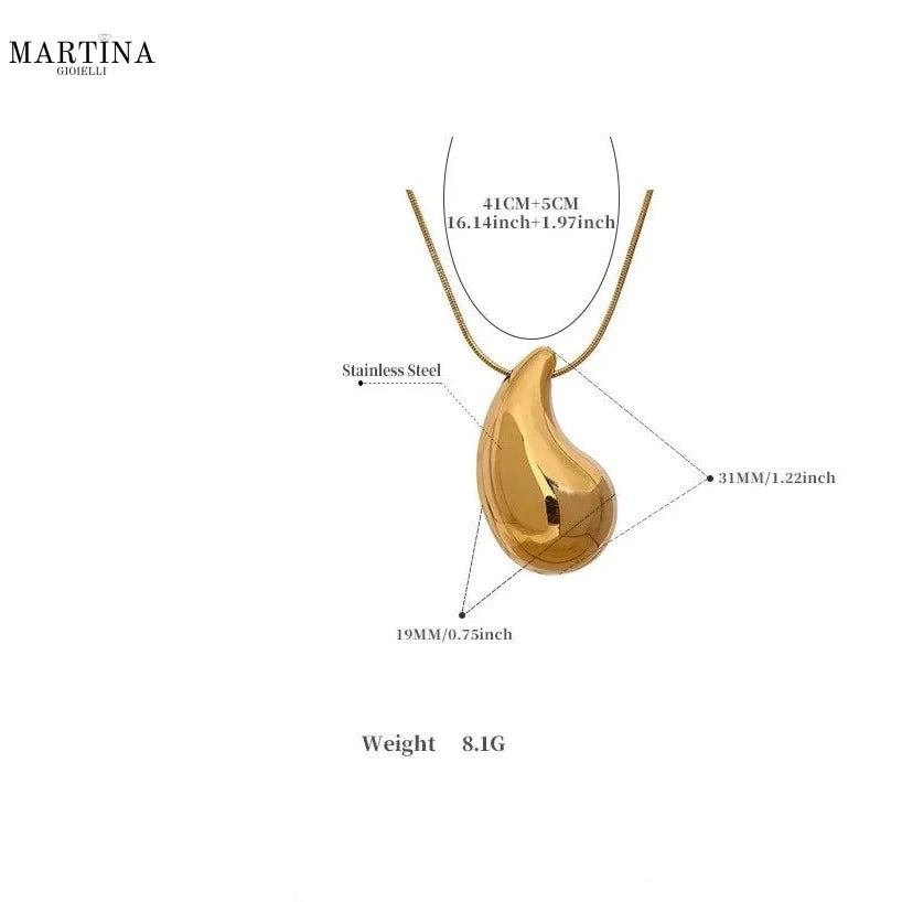 Collana Goccia Pandente