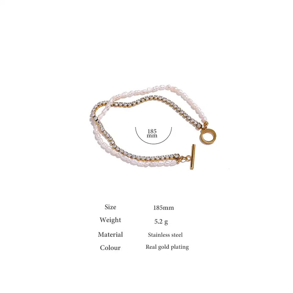 Bracciale O-Perla Tennis