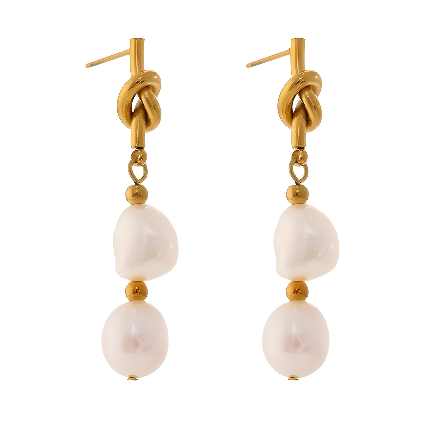 Orecchini Perla Nodo