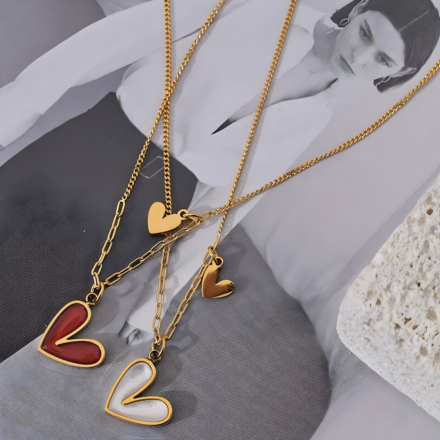 Collana Agata Heart