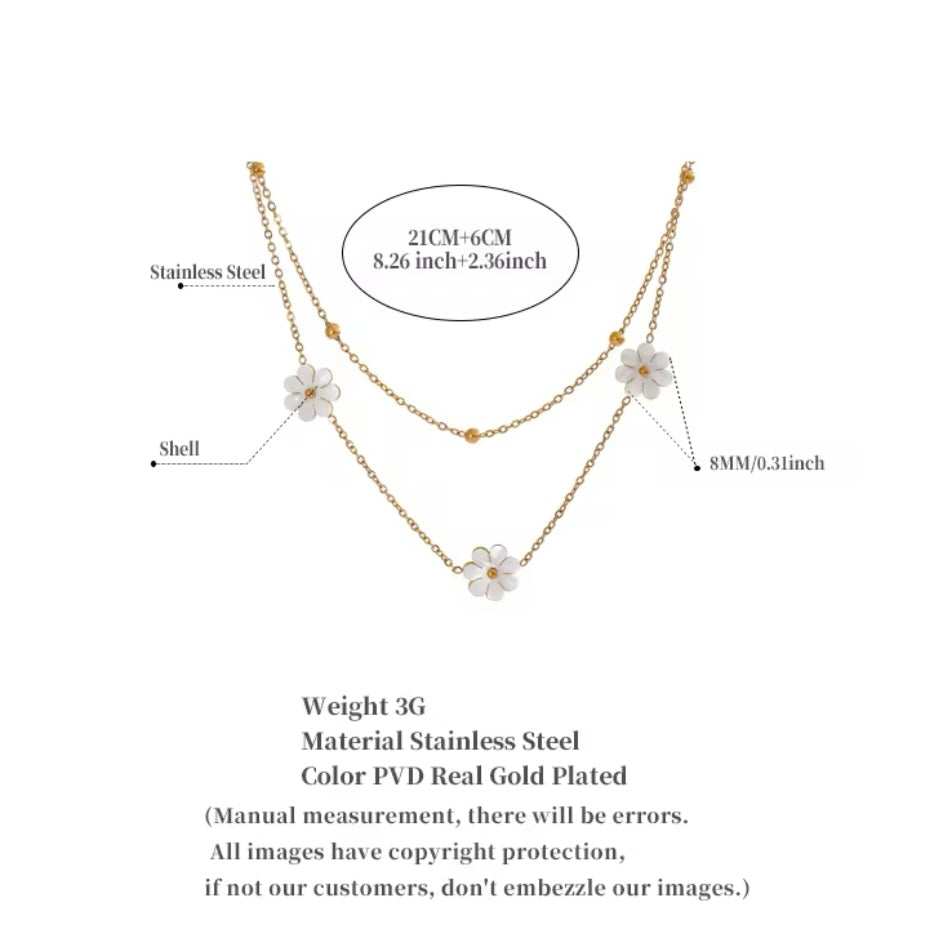 Collana Fiorellino Madreperla