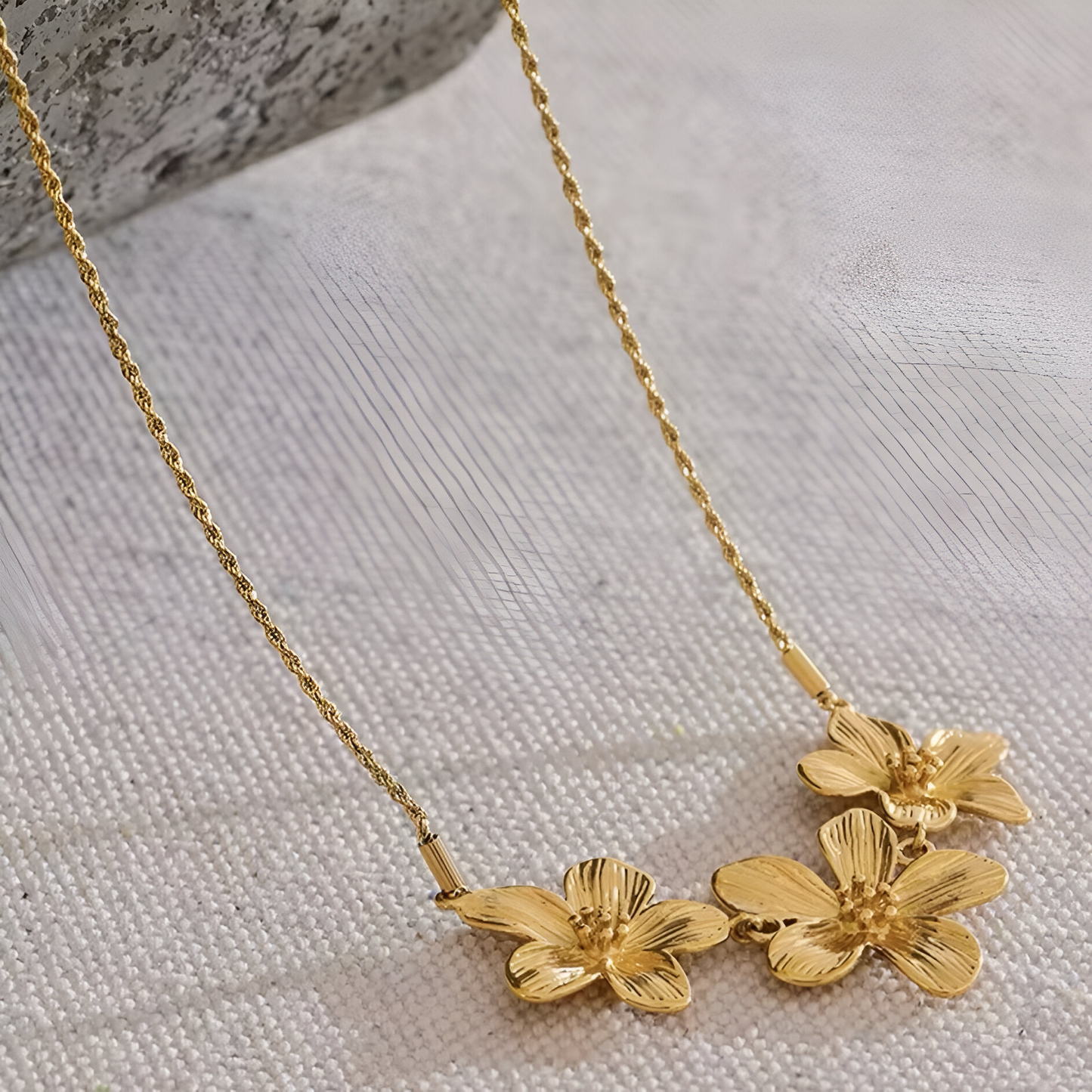 Collana Fiore Di Lino