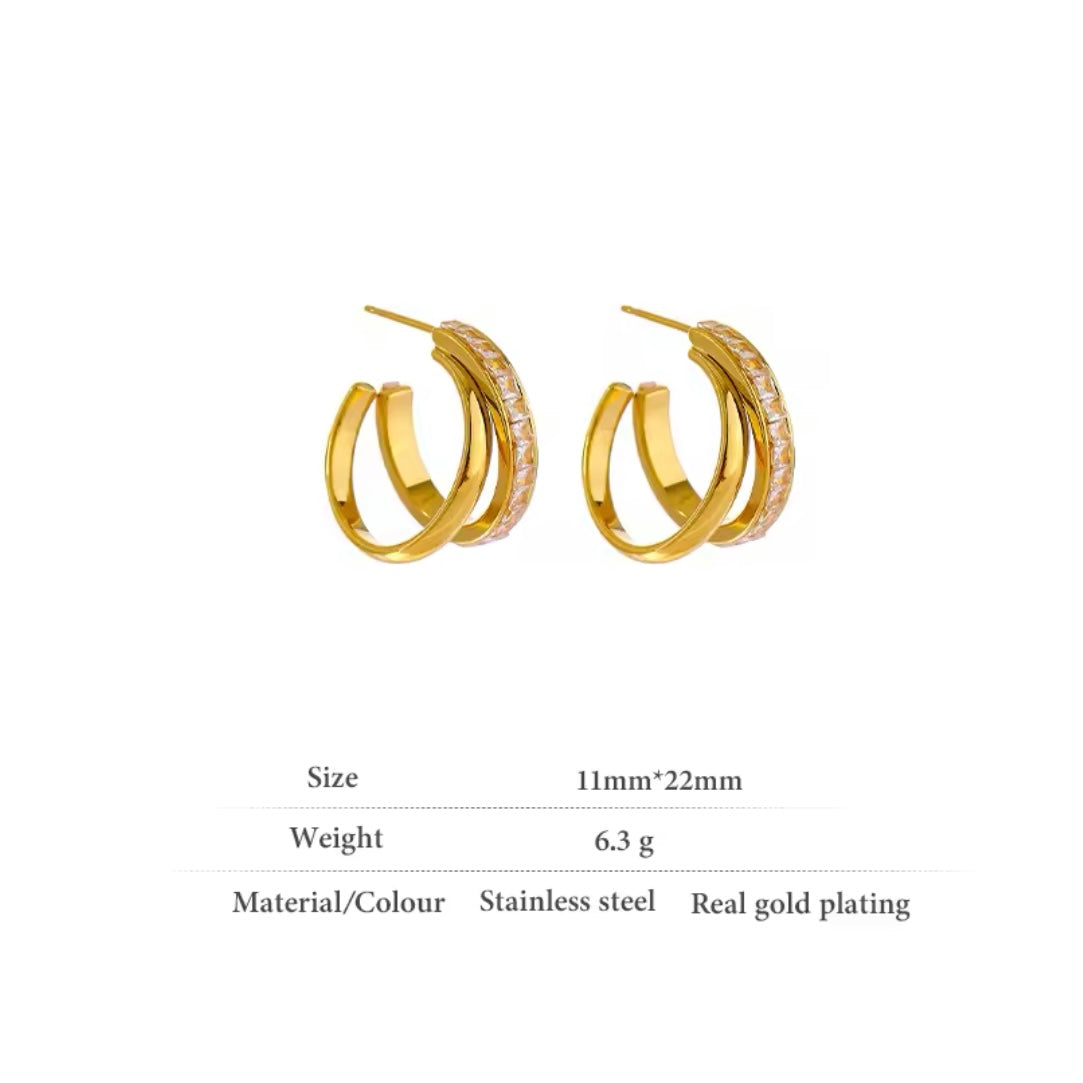 Orecchini Double Guenda