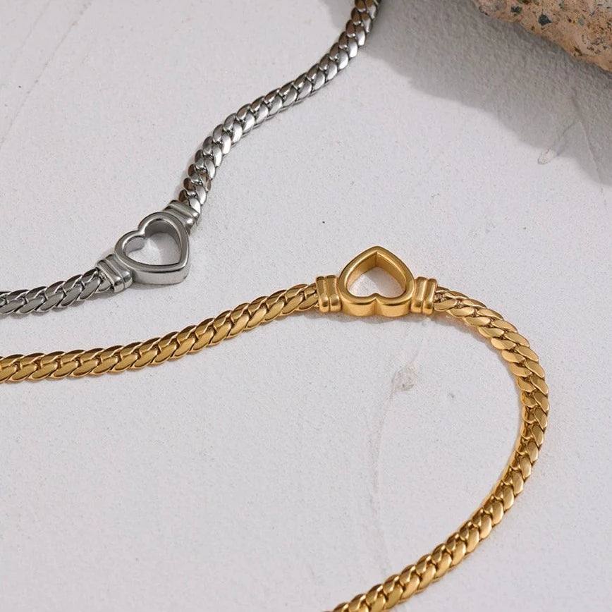Collana Heart Chain
