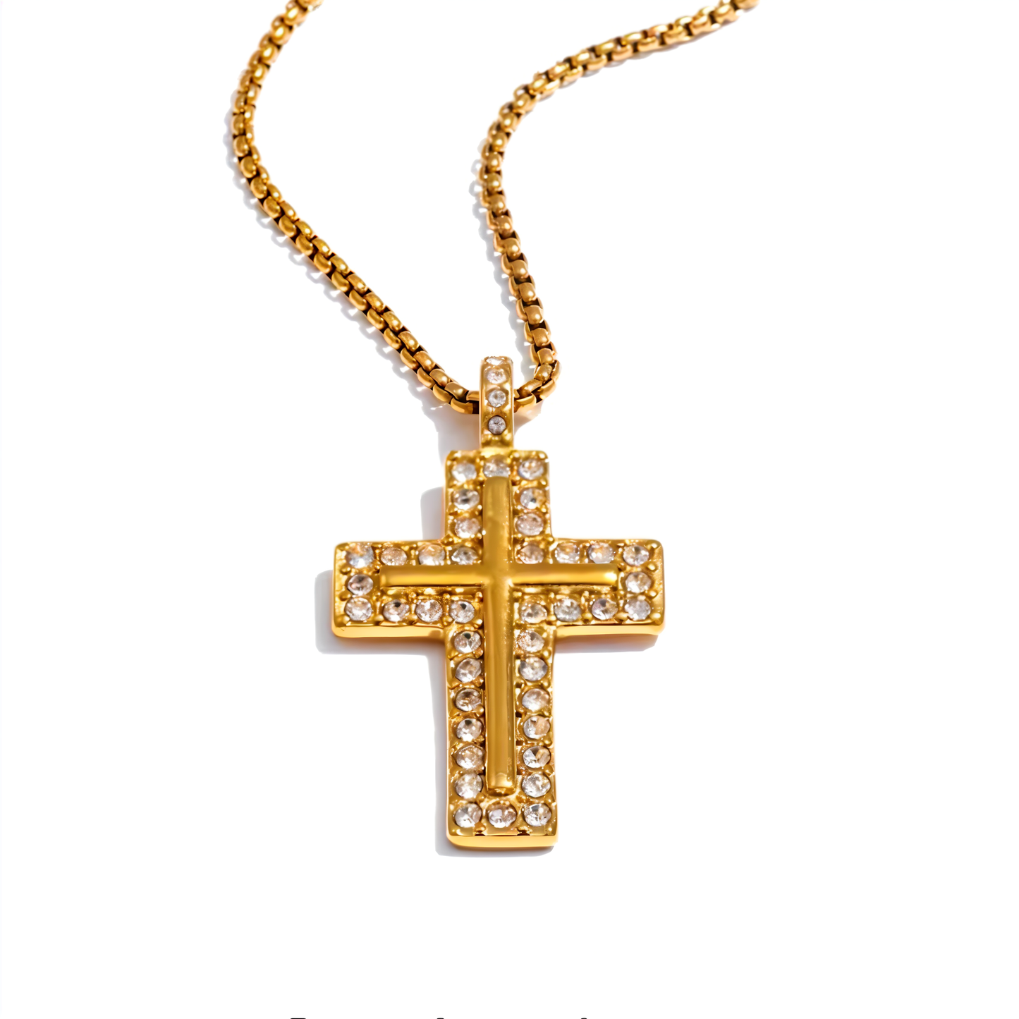 Collana Croce Shine