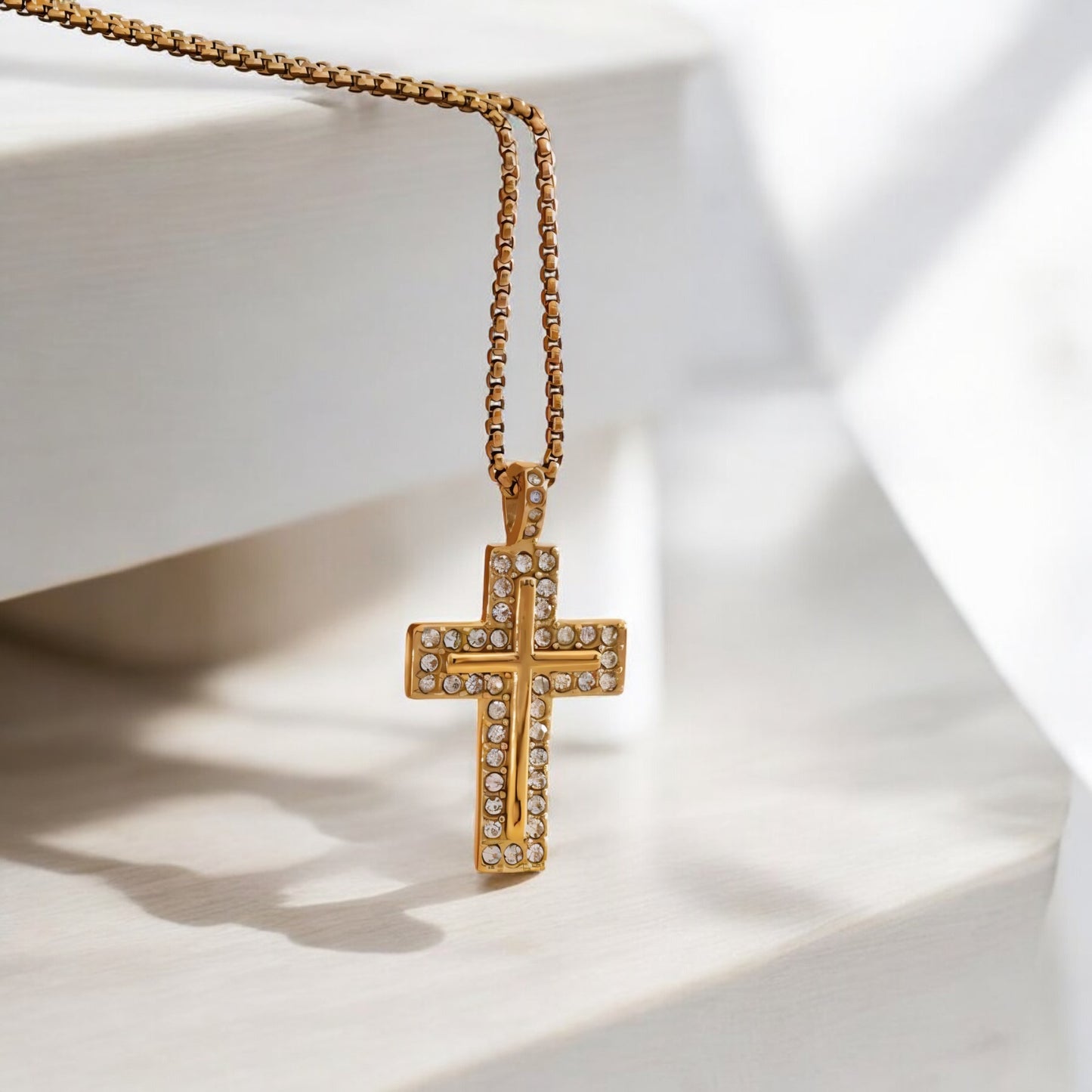 Collana Croce Shine