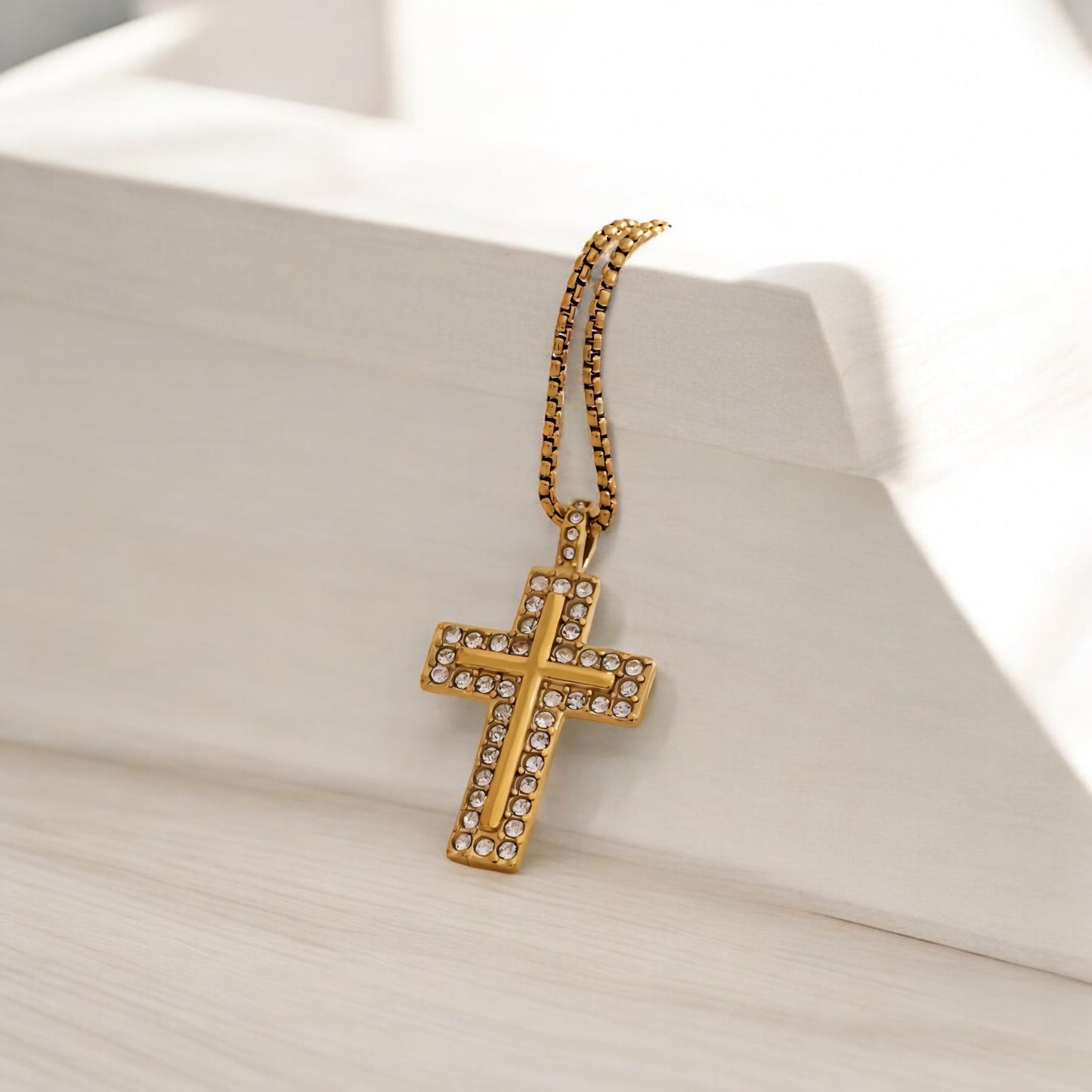 Collana Croce Shine