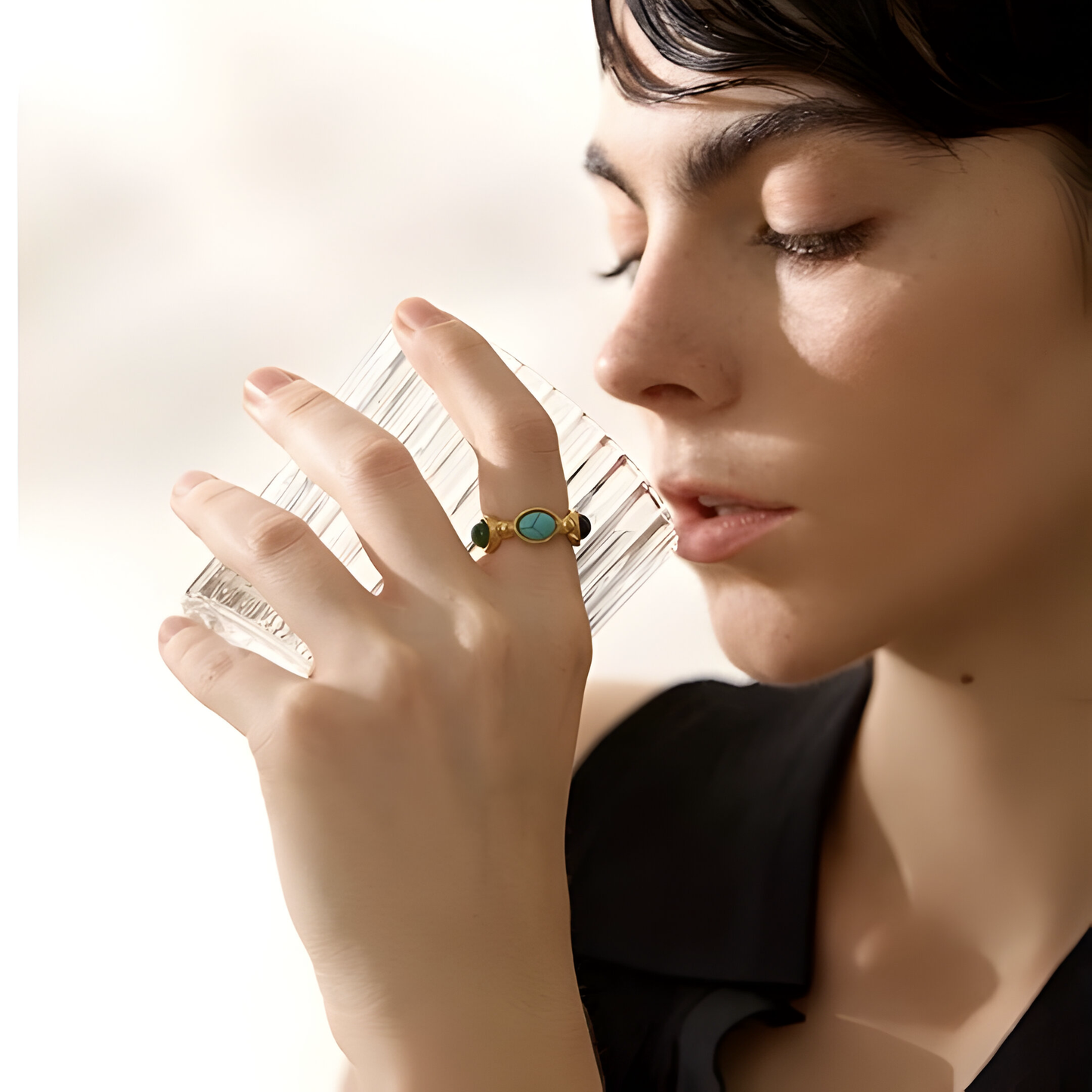 Anello Quattro Pietre