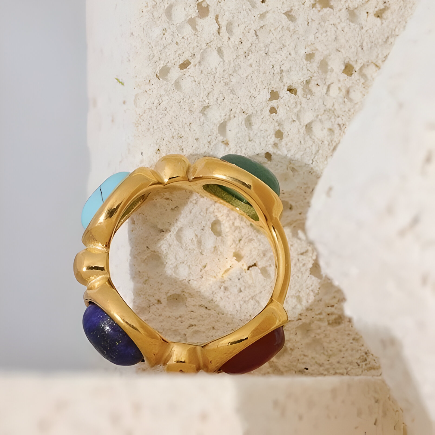 Anello Quattro Pietre
