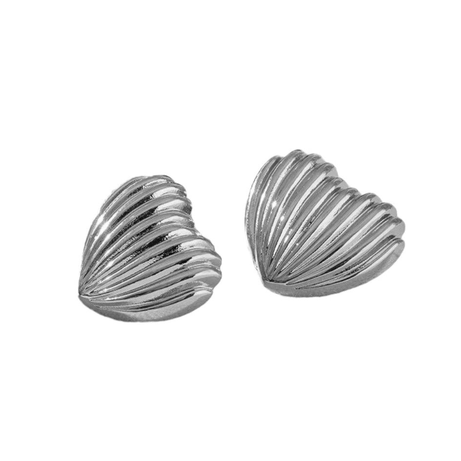 Orecchini Heart Stripes