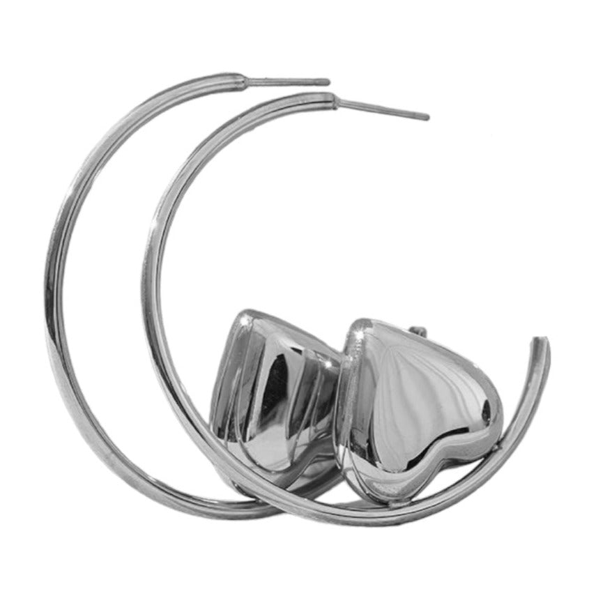 Orecchini C-Heart Bold