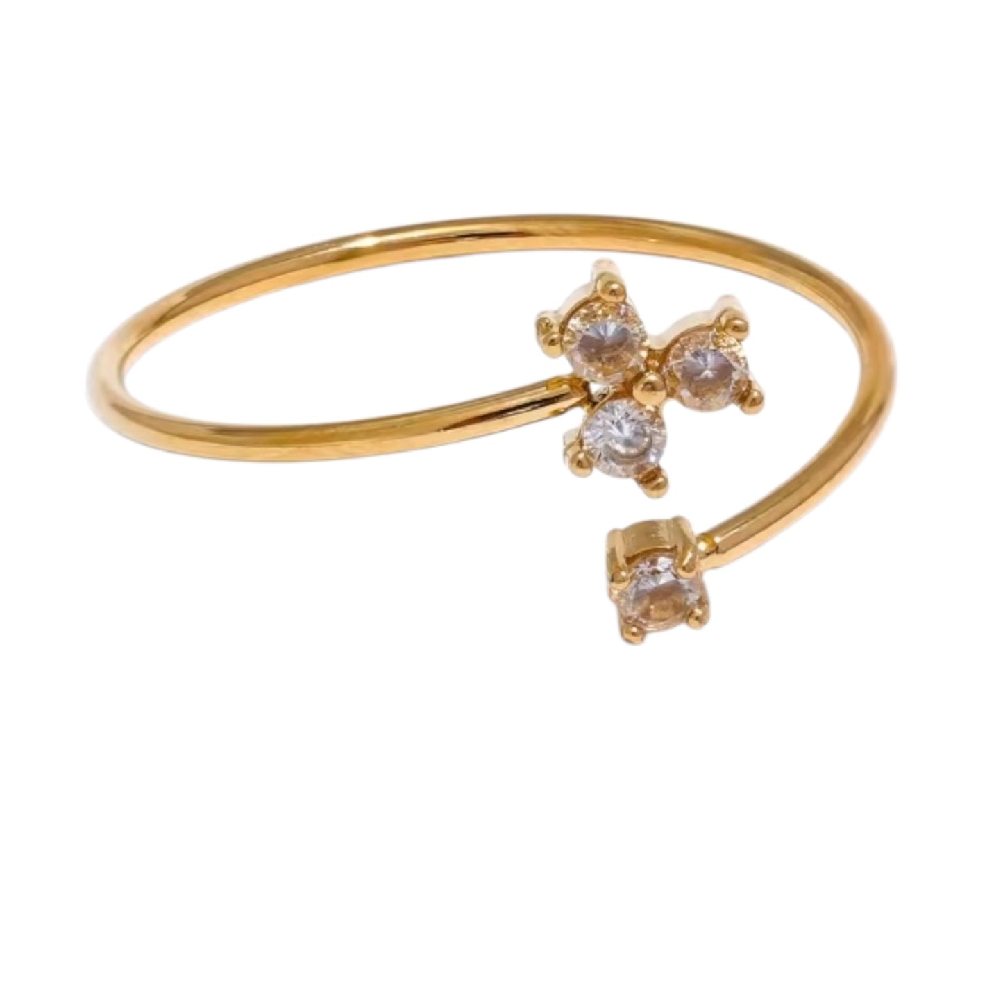 Anello Trifoglio Shine