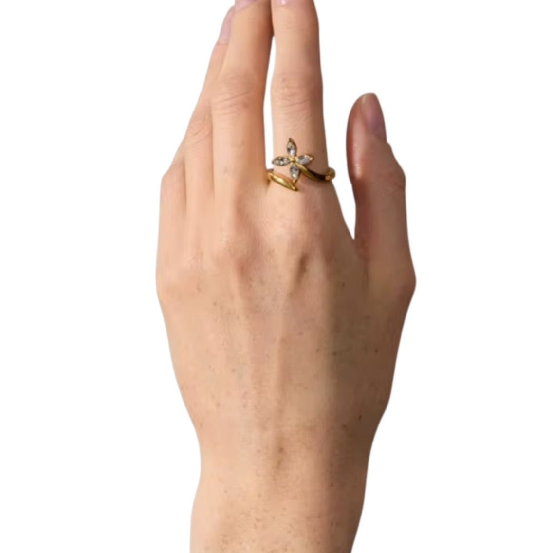 Anello Iside Quadrifoglio