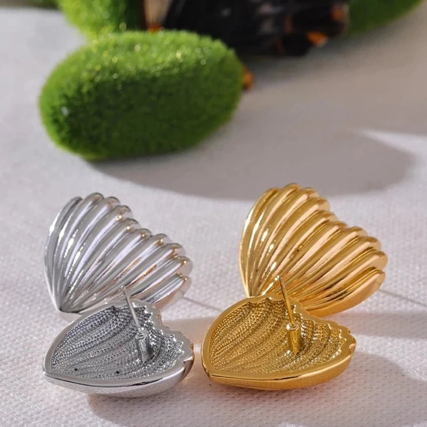Orecchini Heart Stripes