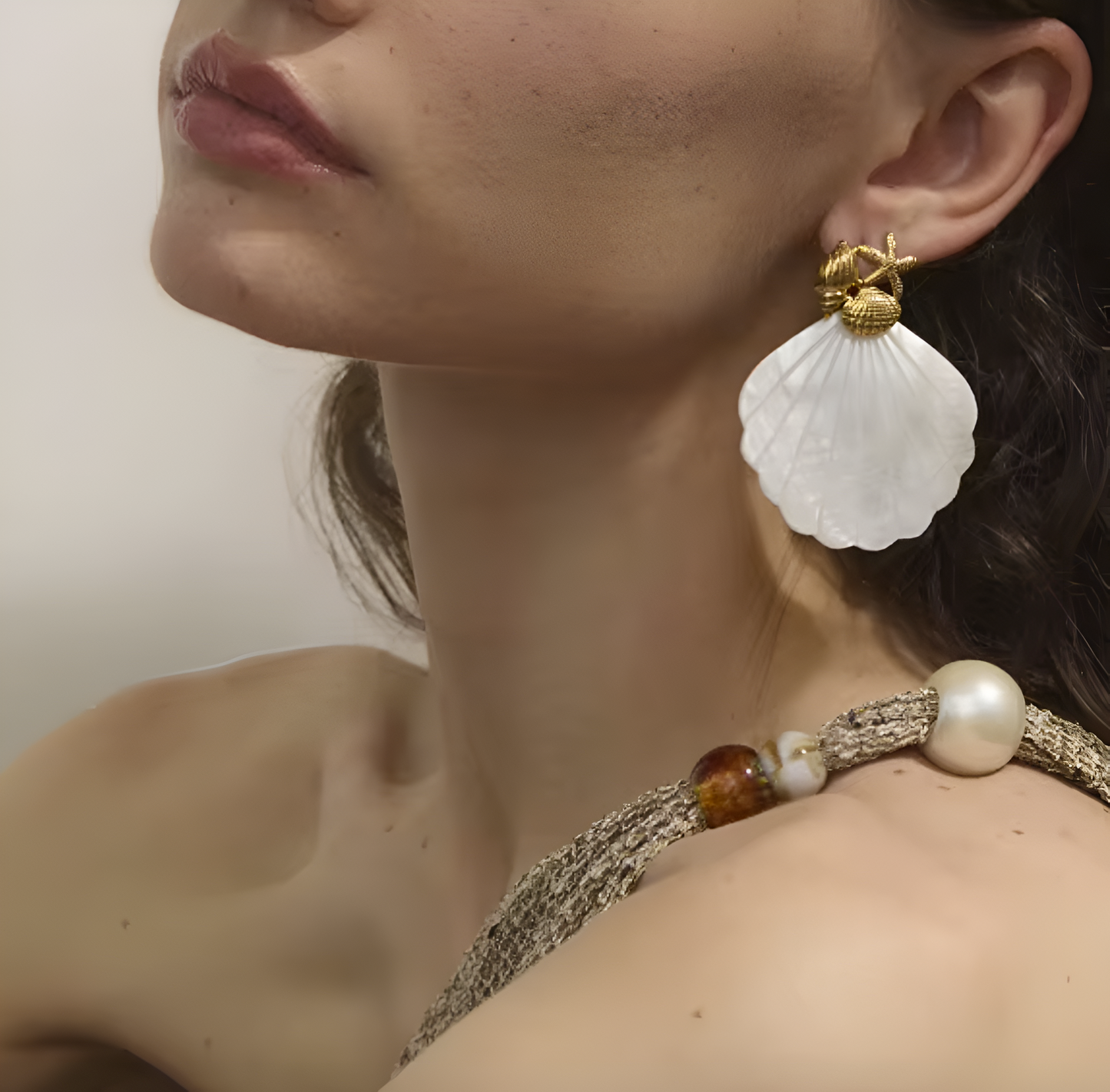 Orecchini Conchiglia Madreperla