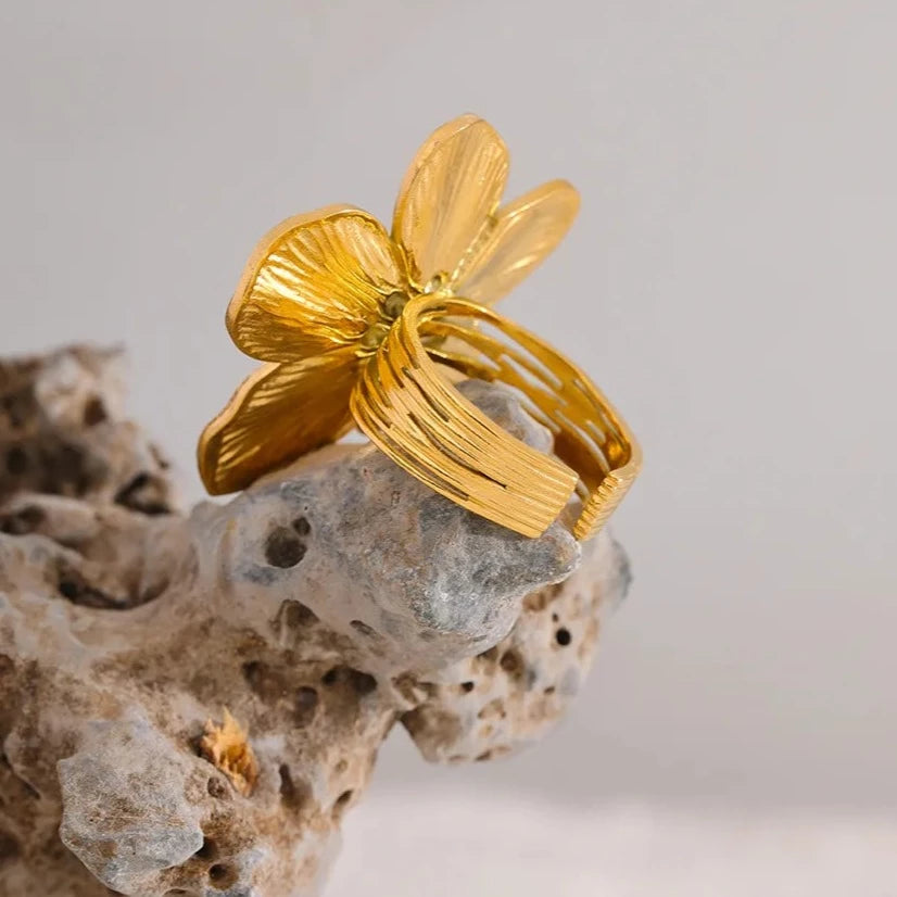 Anello Fiore di Lino