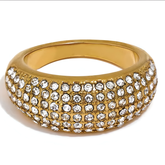 Anello Valentina pavé