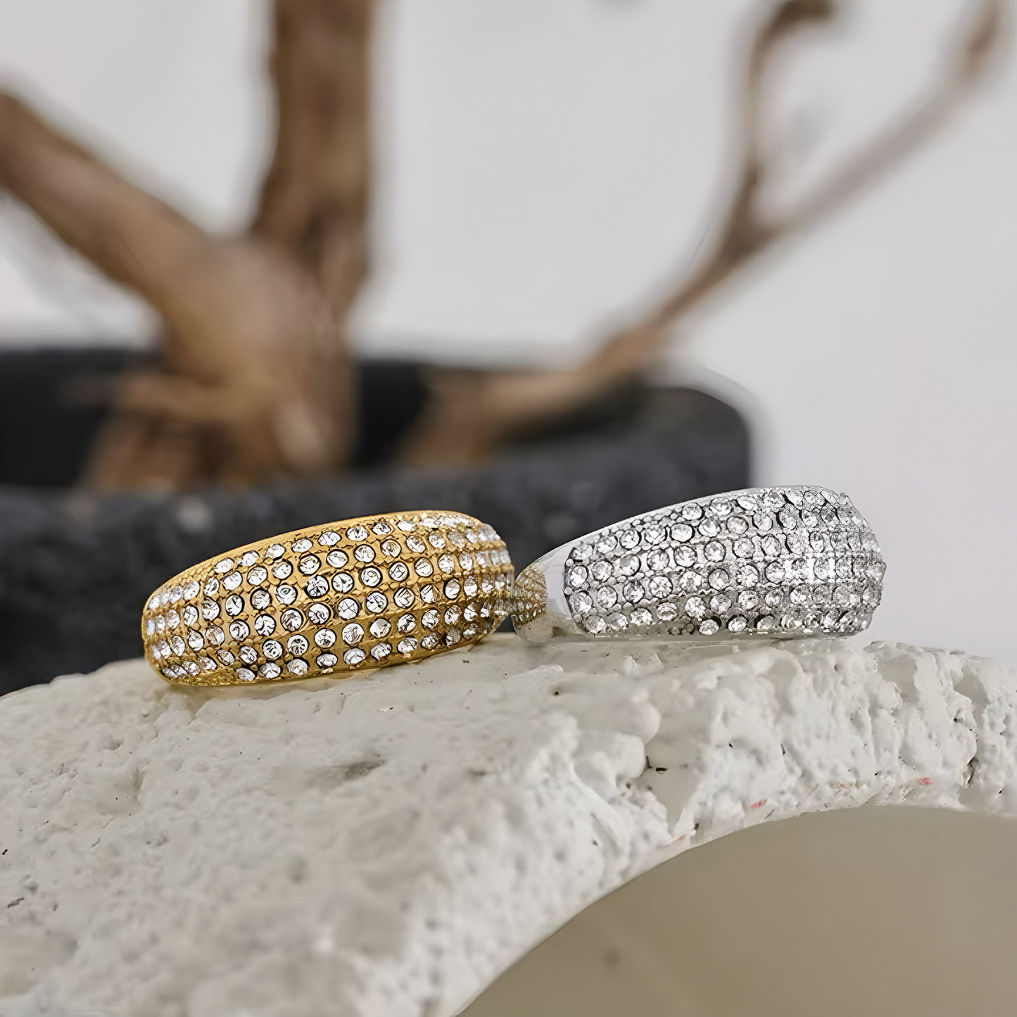 Anello Valentina pavé