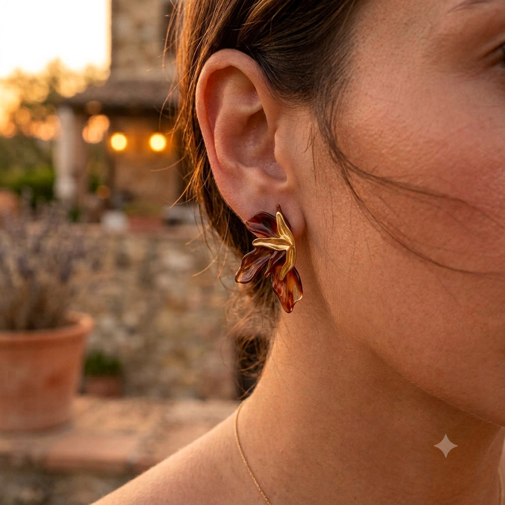 Orecchini Flower Wings