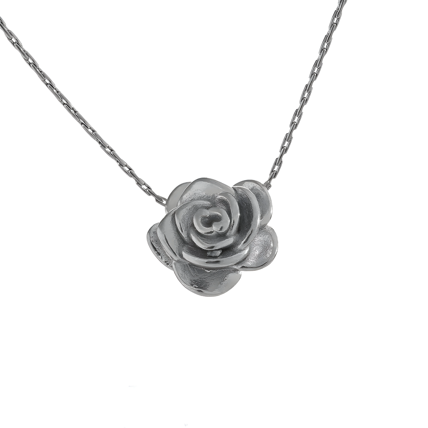 Collana con fiore smaltato e charms Collana con fiore smaltato e charms