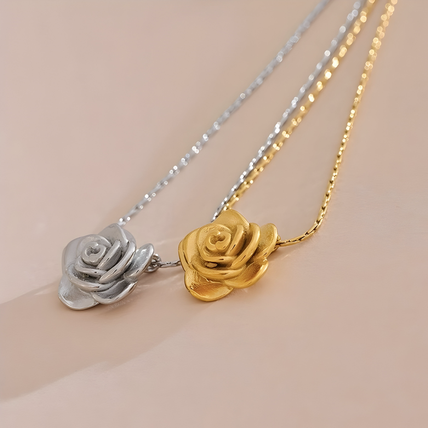 Collana Fiore Di Rosa
