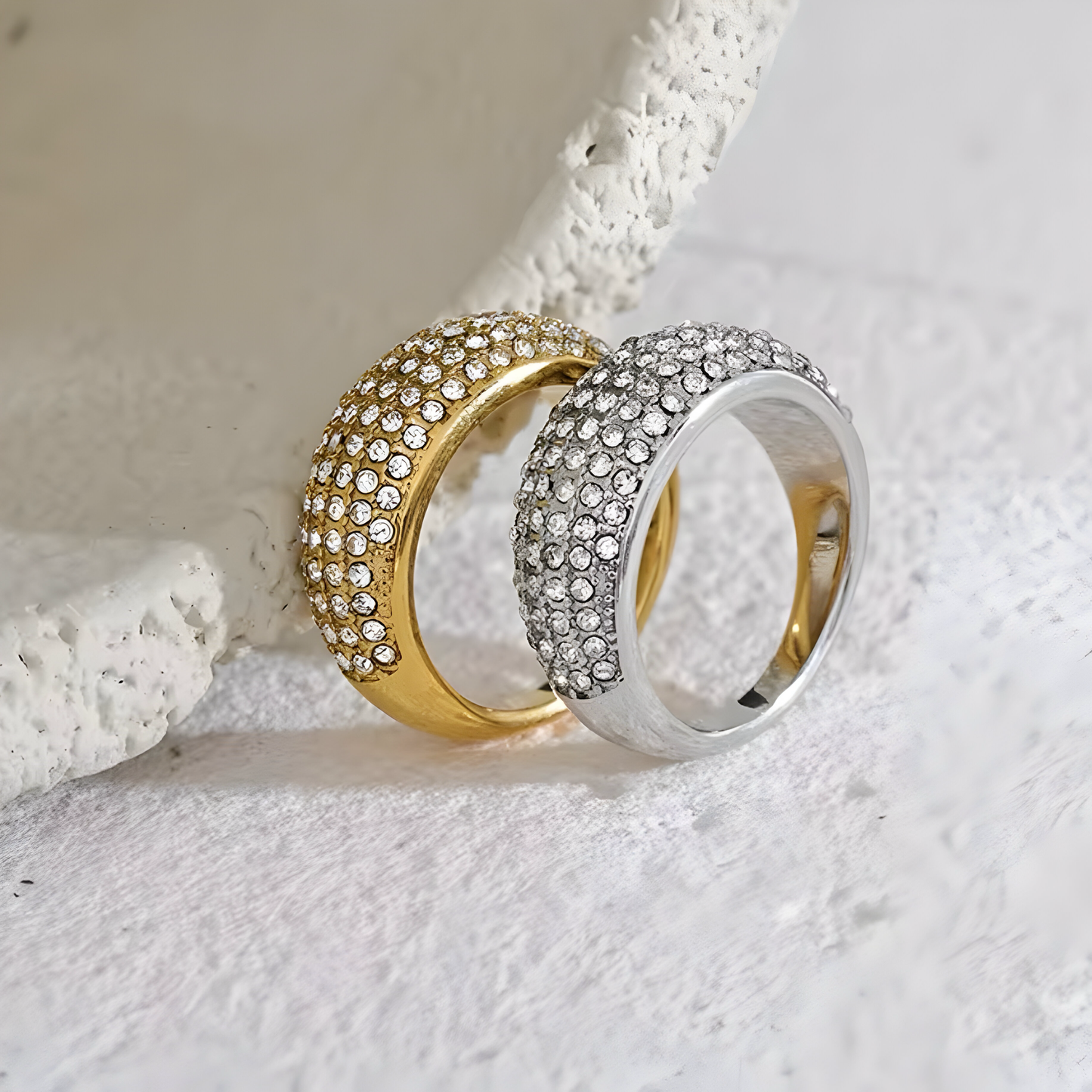 Anello Valentina pavé