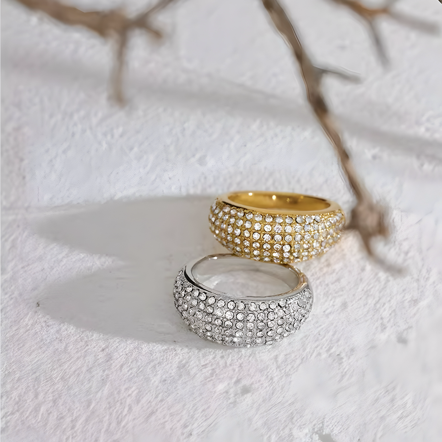 Anello Valentina pavé