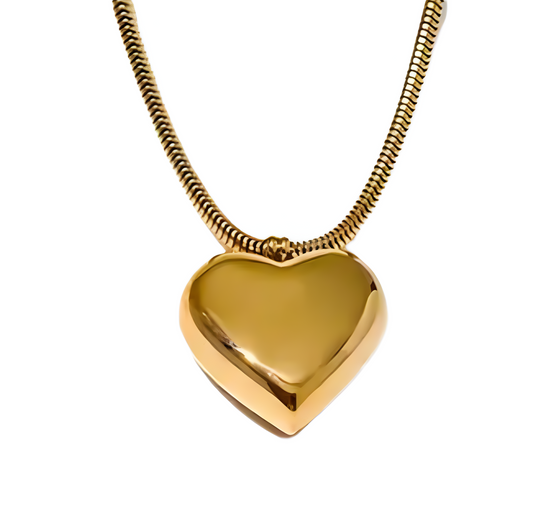 Collana Snake Heart Bold