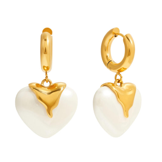 Orecchini Cuore di Panna