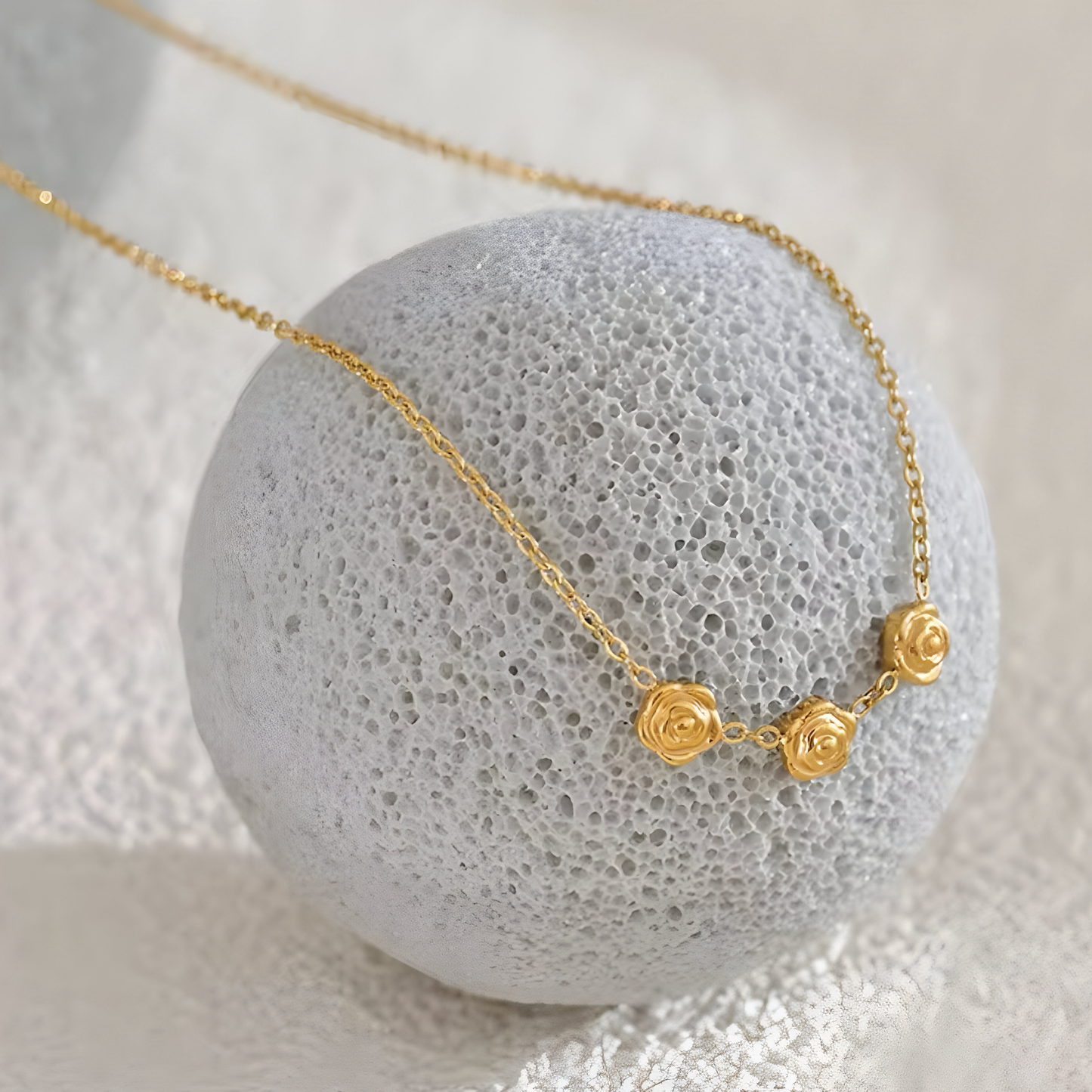 Collana Fiore Di Rosa