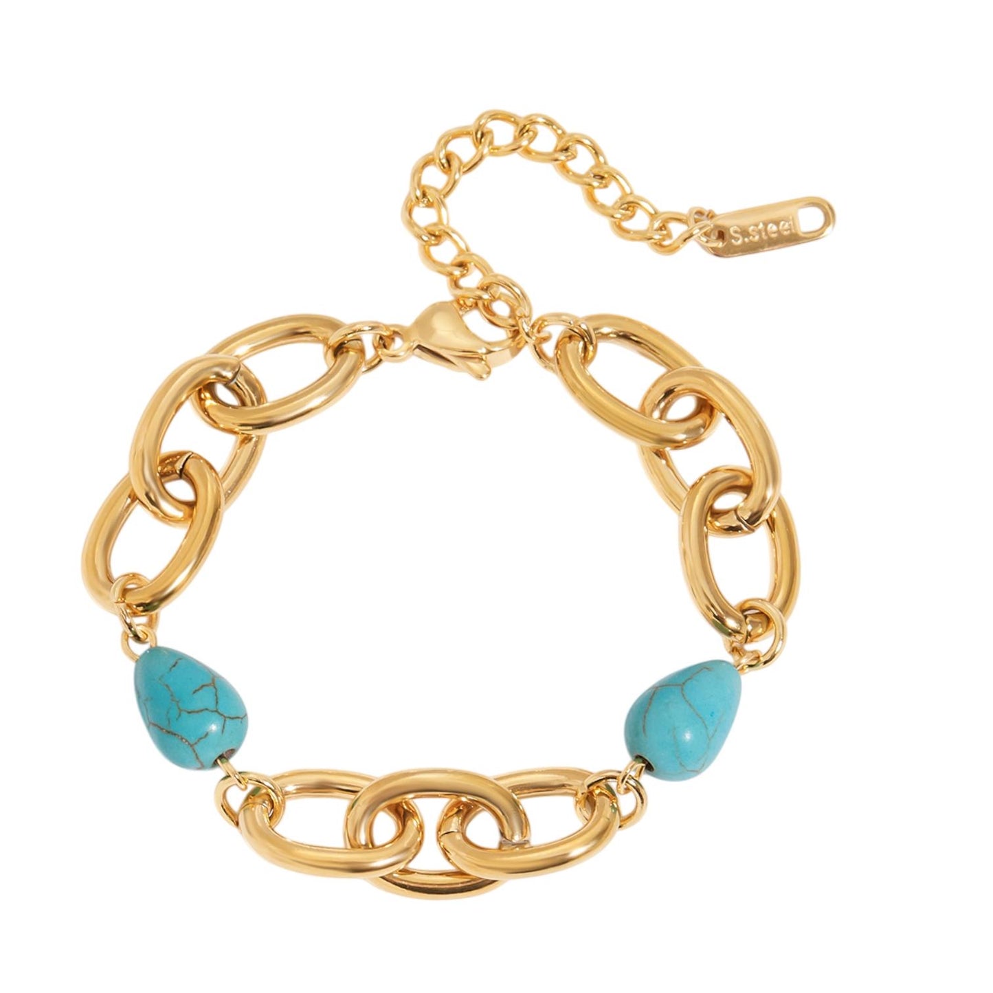Bracciale Turchese Chain