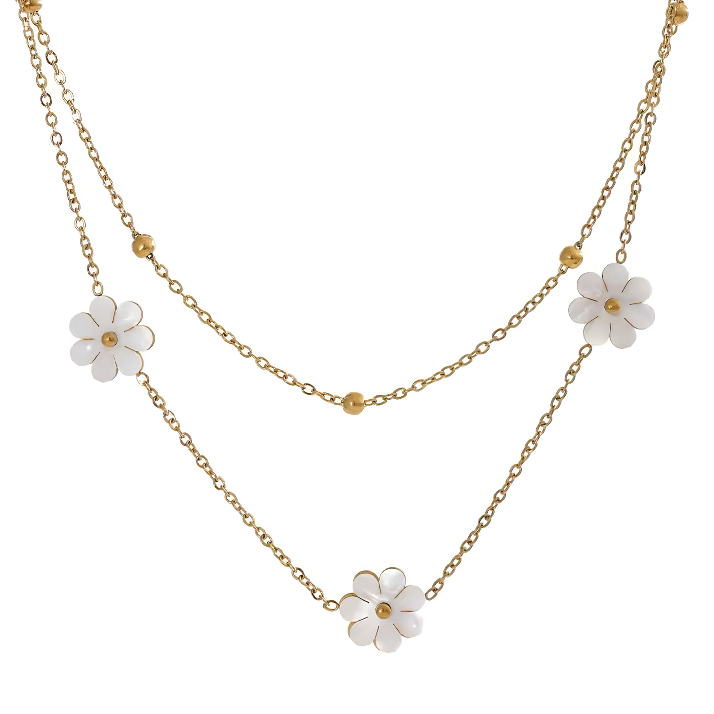 Collana Fiorellino Madreperla