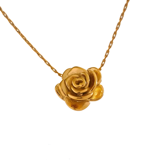 Collana Fiore Di Rosa