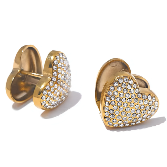 Orecchini Cuoricino Shine