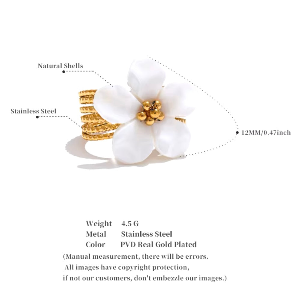 Anello Fiore di Gelsomino