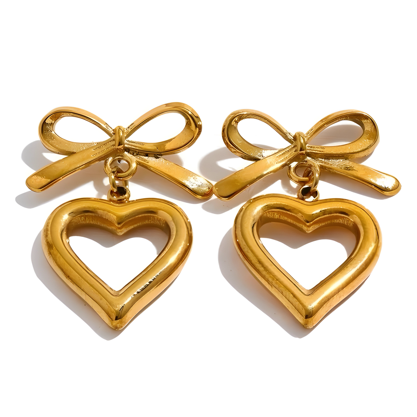 Orecchini Fiocco Heart