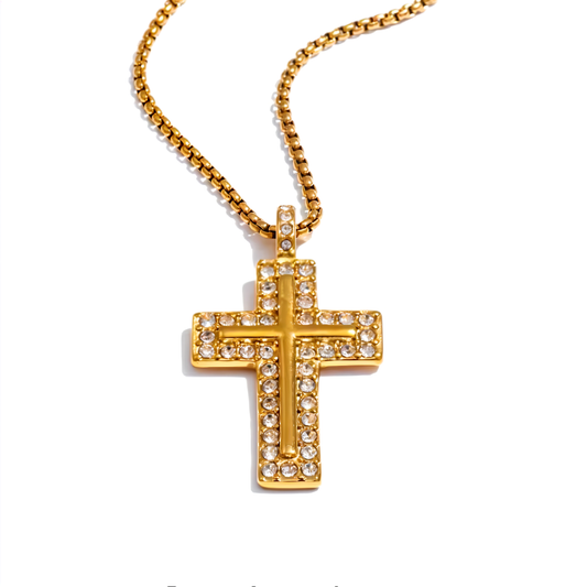 Collana Croce Shine