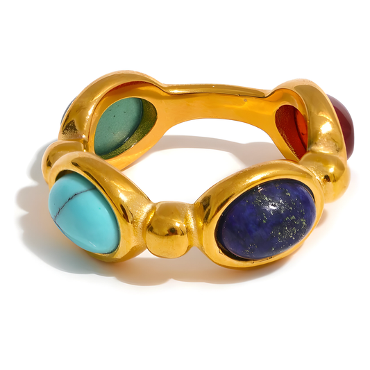 Anello Quattro Pietre