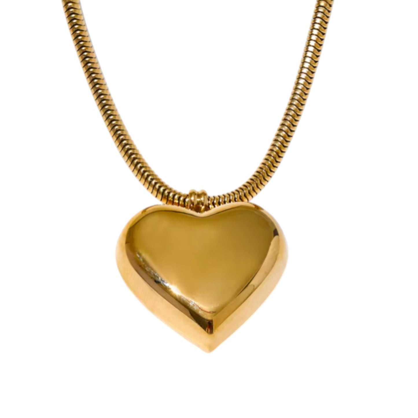 Collana Snake Heart Bold