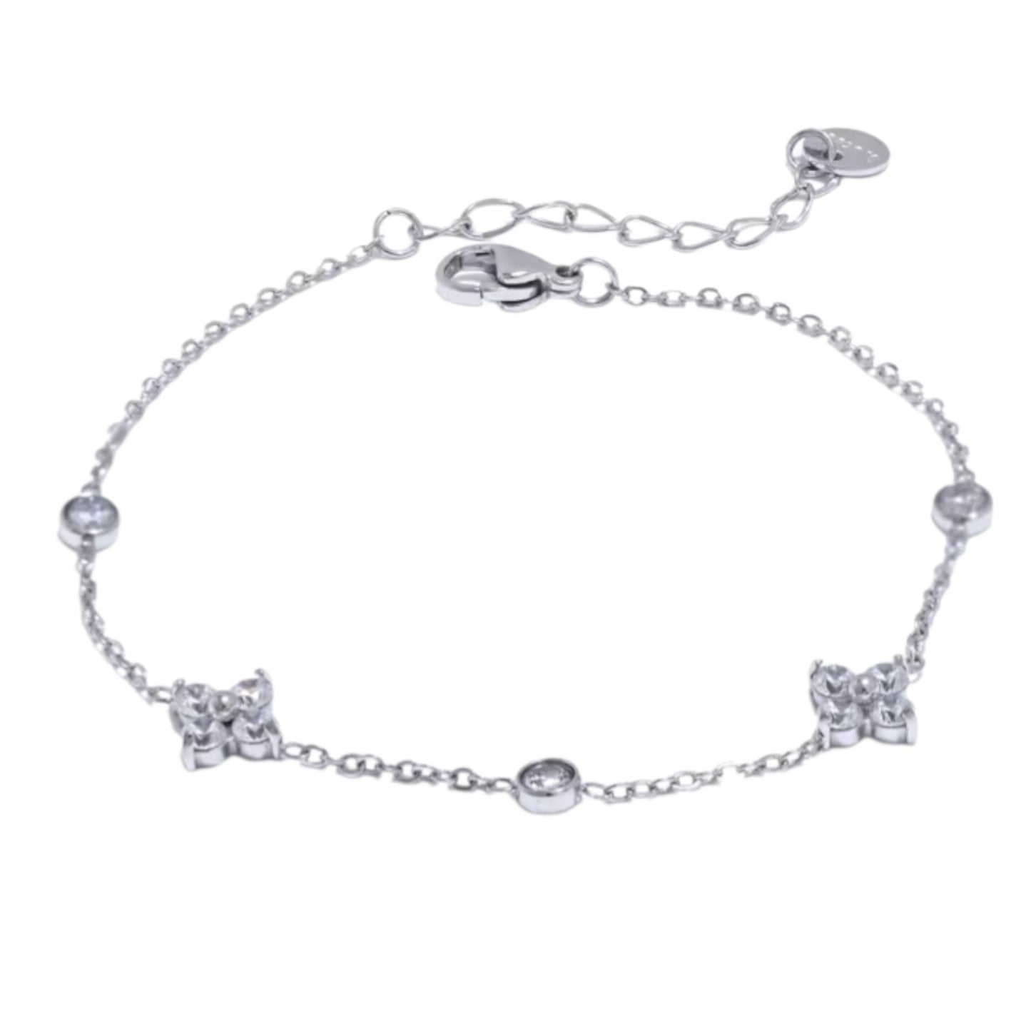 Bracciale quadrifoglio Shine
