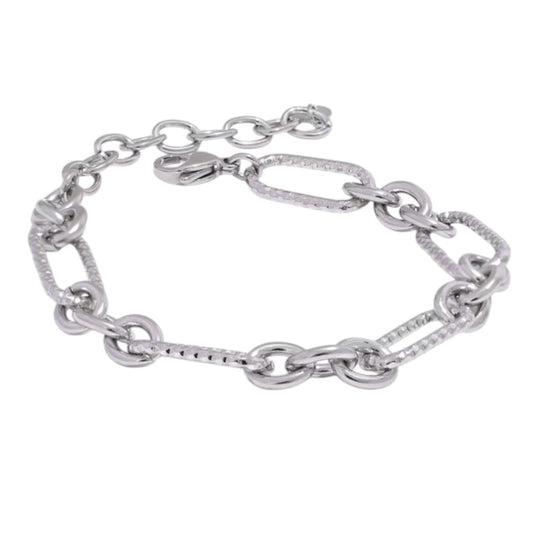 Bracciale Chain Hammered