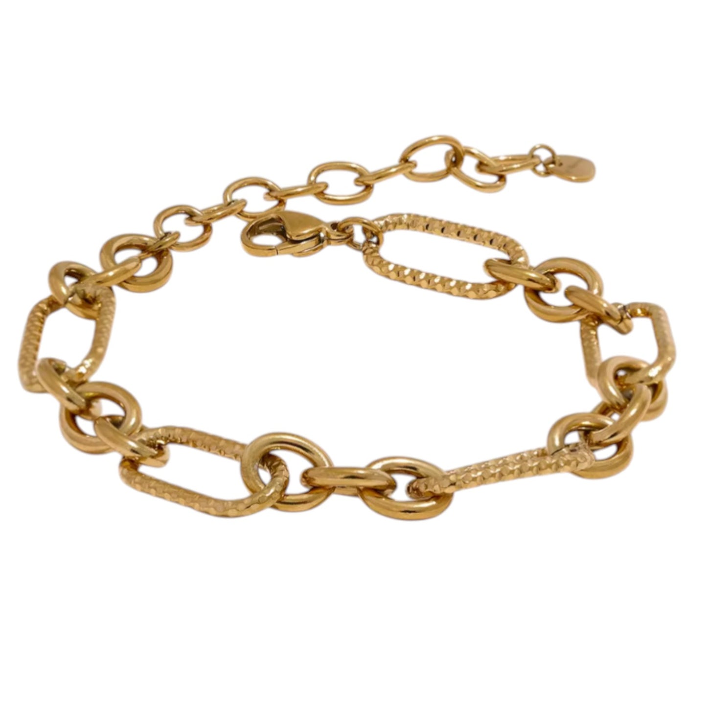 Bracciale Chain Hammered
