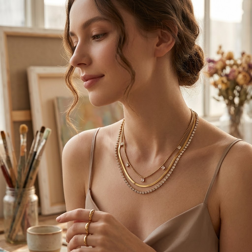 Collana Guenda Tennis