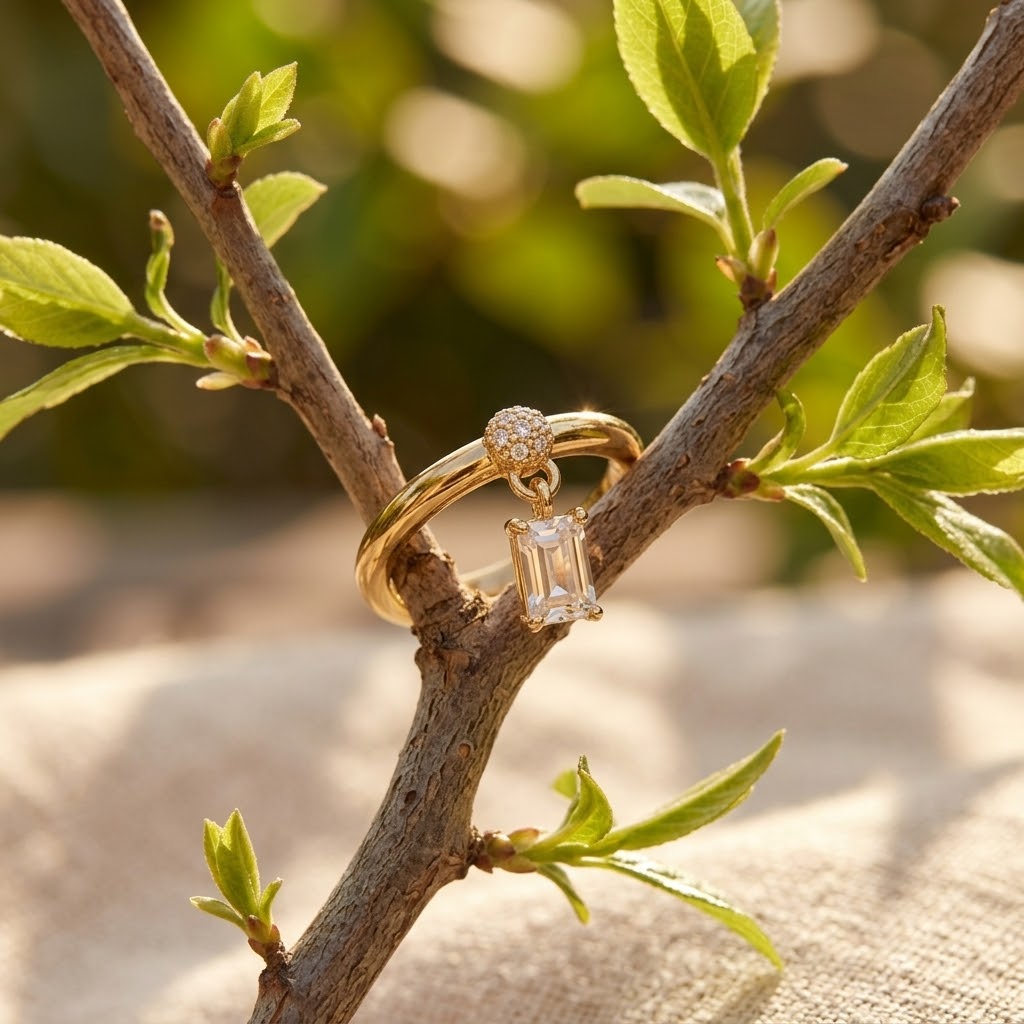 Anello Charm Shine