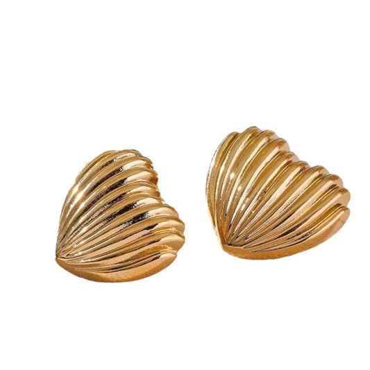 Orecchini Heart Stripes