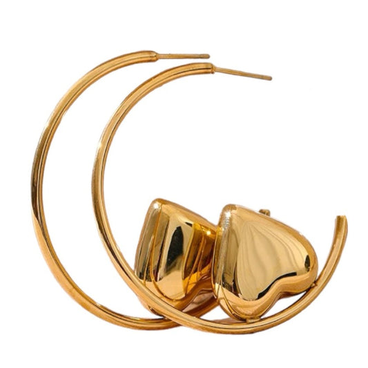 Orecchini C-Heart Bold