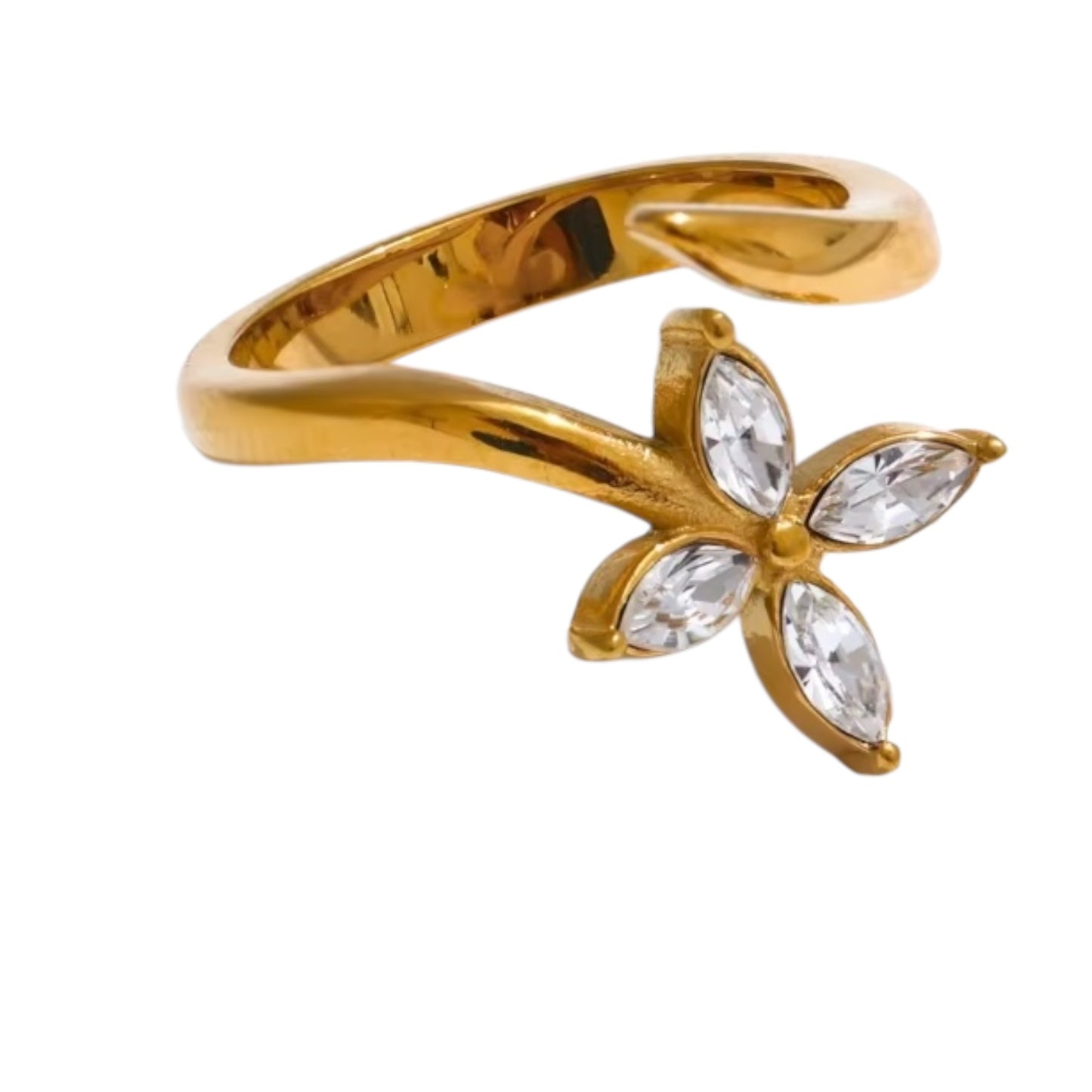 Anello Iside Quadrifoglio