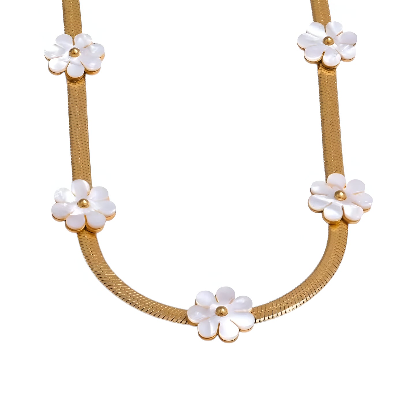 Collana Fiorellino Madreperla Snake