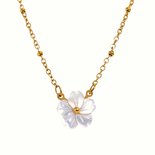 Collana Fiorellino Madreperla
